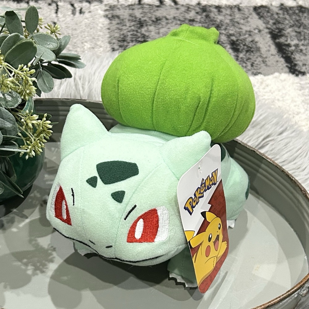 Bulbasaur Plush 8" Game Freak Soft Authentic Pokemon Official Stuffed Toy NWT
